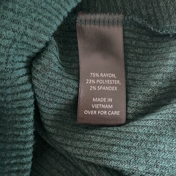 IN San Francisco Sweater Forest Green Size L NWT - Picture 8 of 9